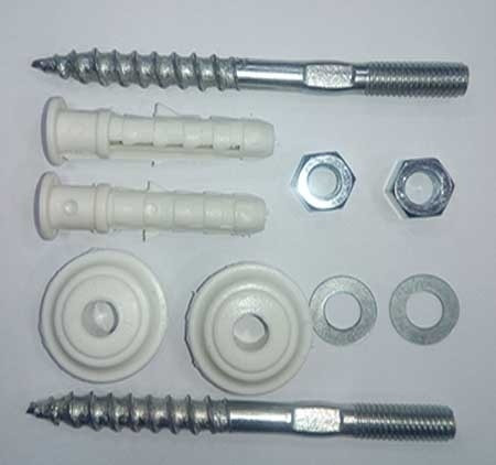 پک بست روکا و پیچ رولپلاک نصب دستشویی