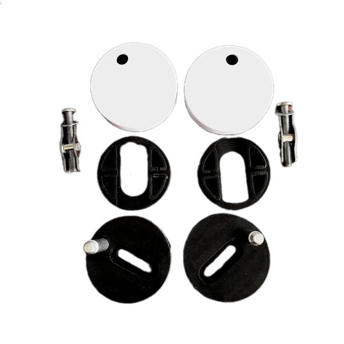 پیچ مهره درب توالت فرنگی مدل آسان نصب میل کوتاه ۲۷ میل