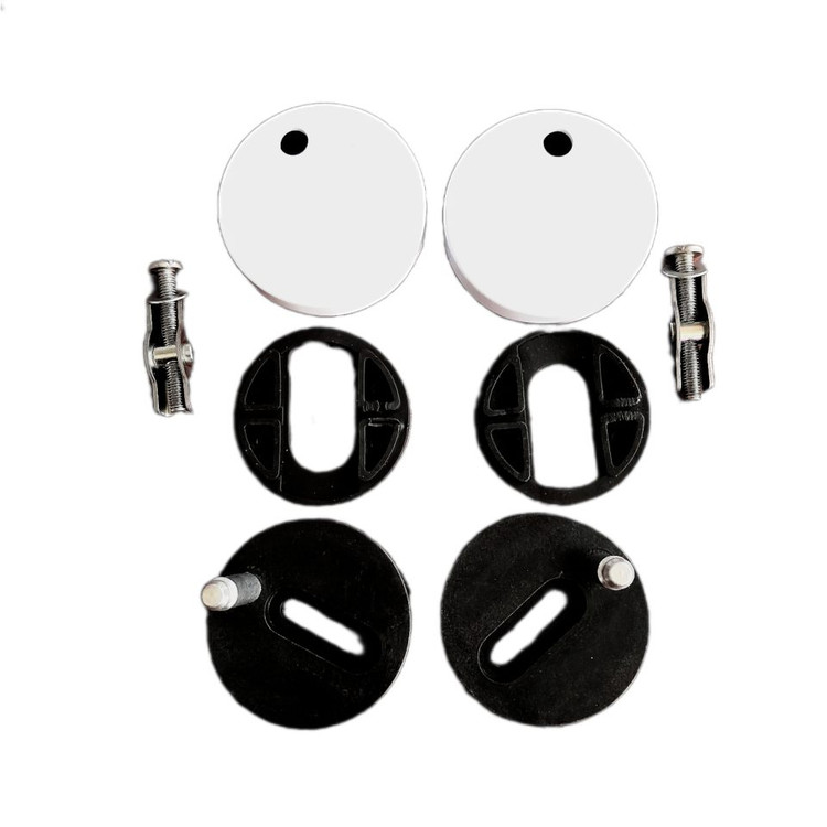 پیچ مهره درب توالت فرنگی مدل آسان نصب میل کوتاه ۲۷ میل