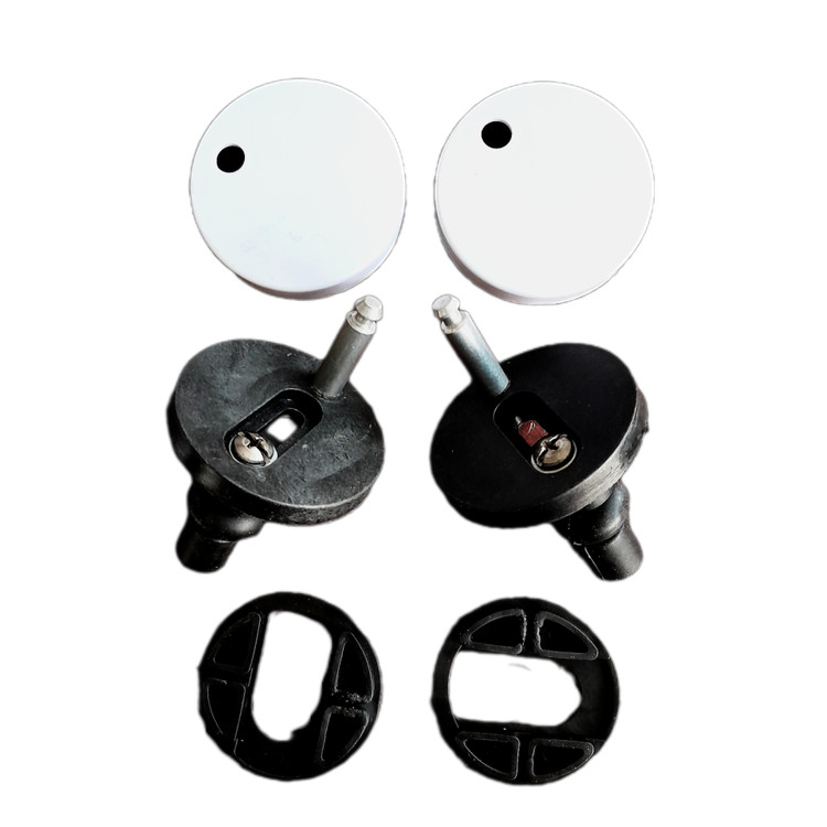 پیچ مهره درب توالت فرنگی مدل آسان نصب میل کوتاه ۲۷ میل qw