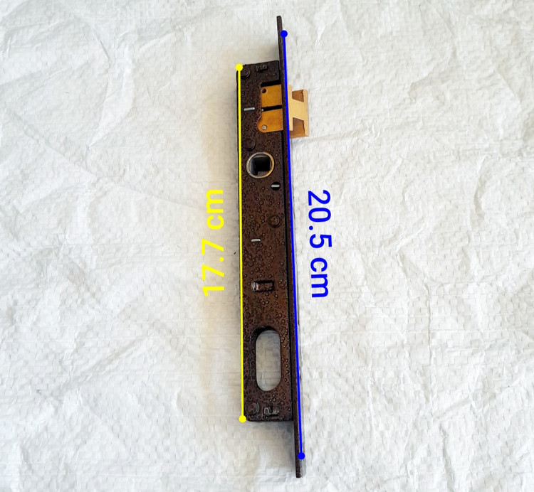 قفل در آهنی ۲.۵ بدون مغزی