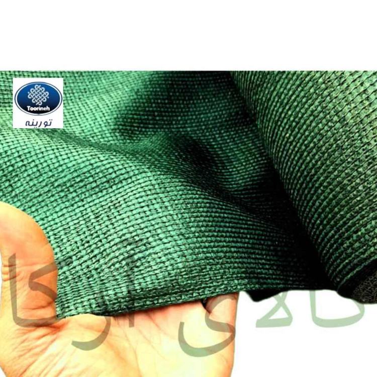 تور سبز سایبان شید گلخانه ابعاد مختلف