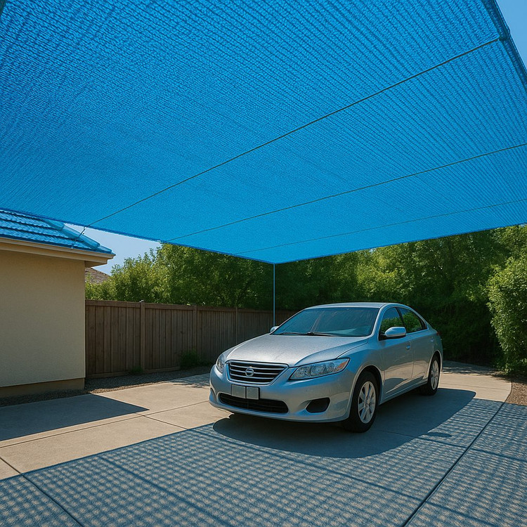 توری سایبان آبی